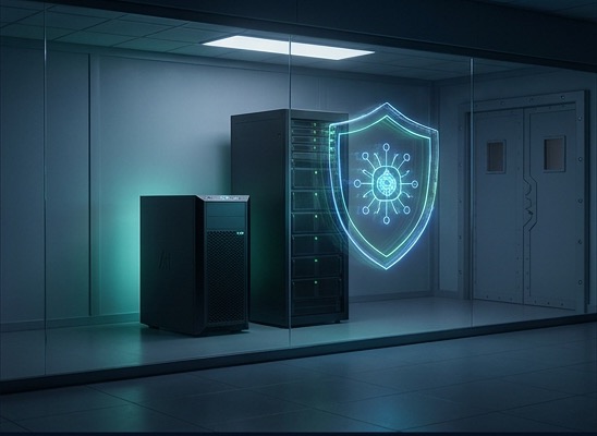 Customer-controlled private AI server room with secure local knowledge infrastructure